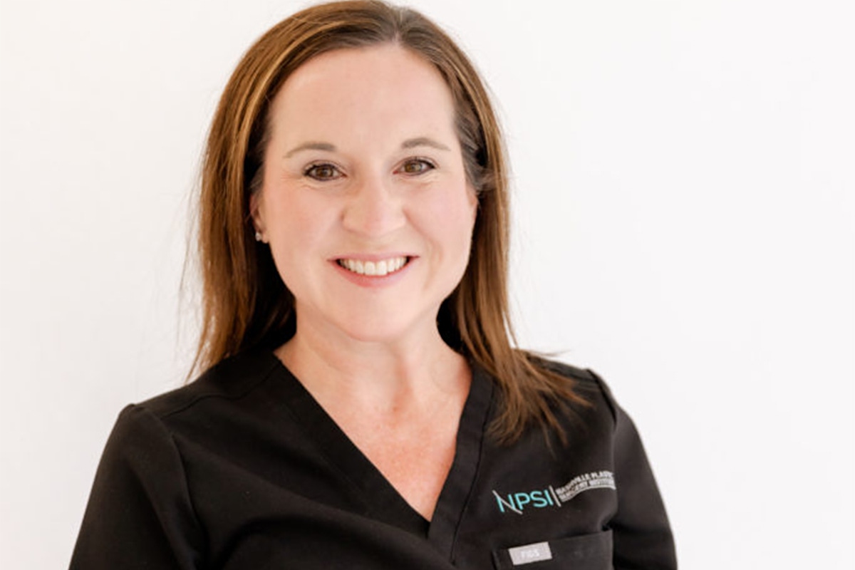 Nurse Tracey headshot, smiling at camera