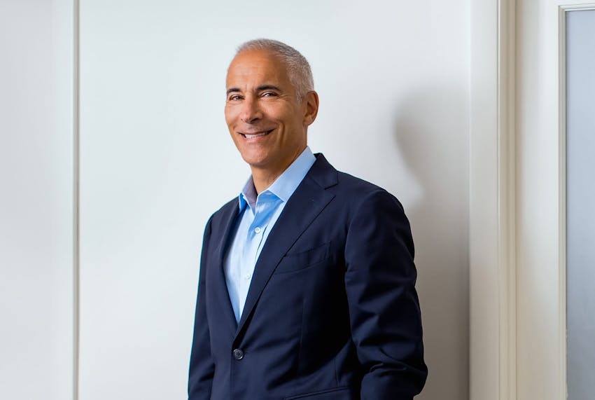 Dr. Jeffrey Epstein in suit