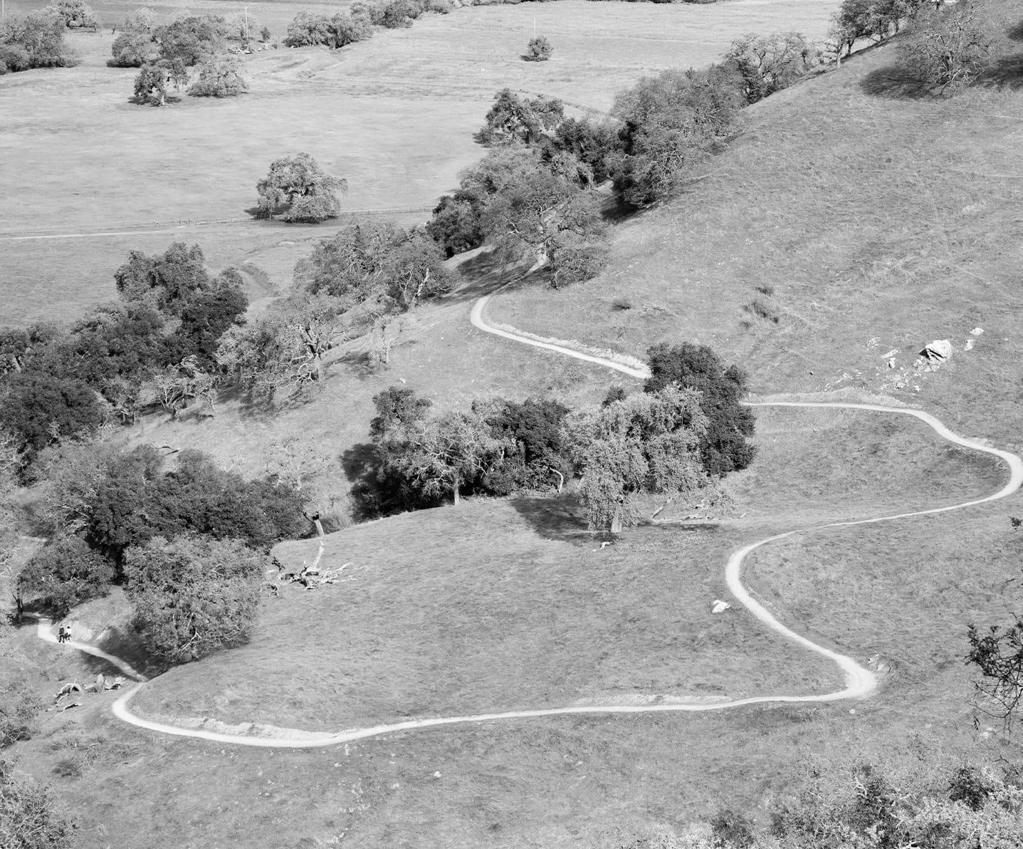 walking path in hills