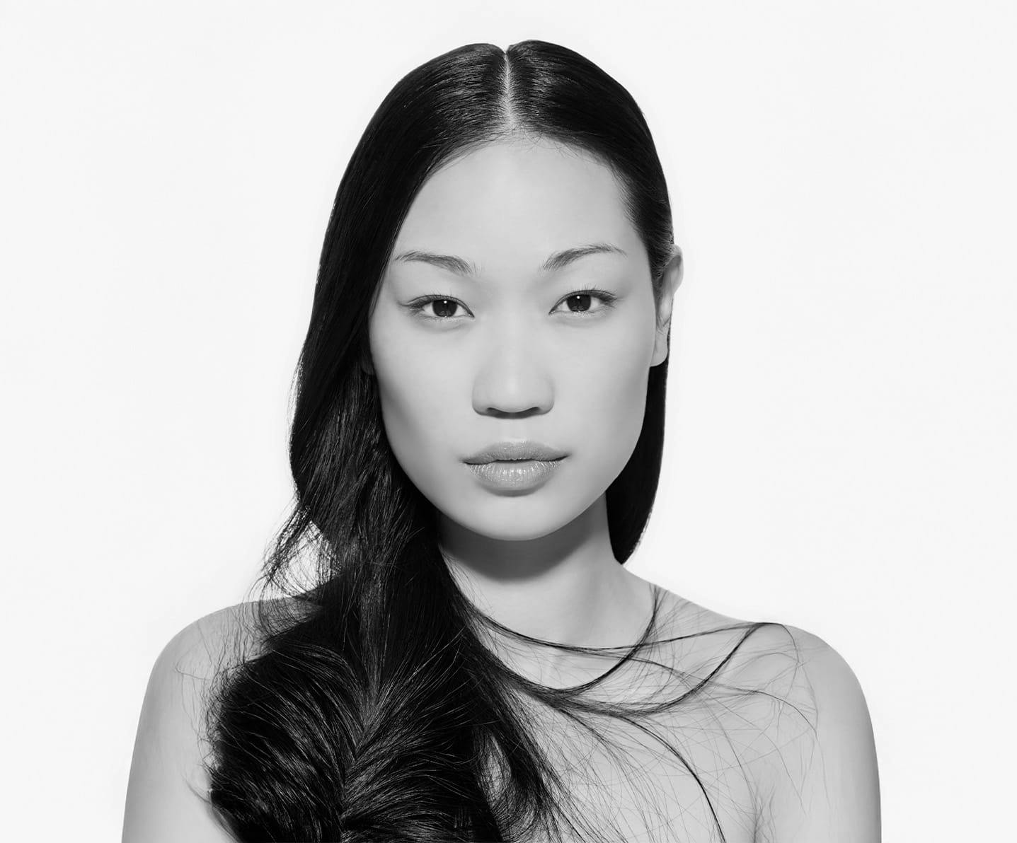 woman looking straight into the camera