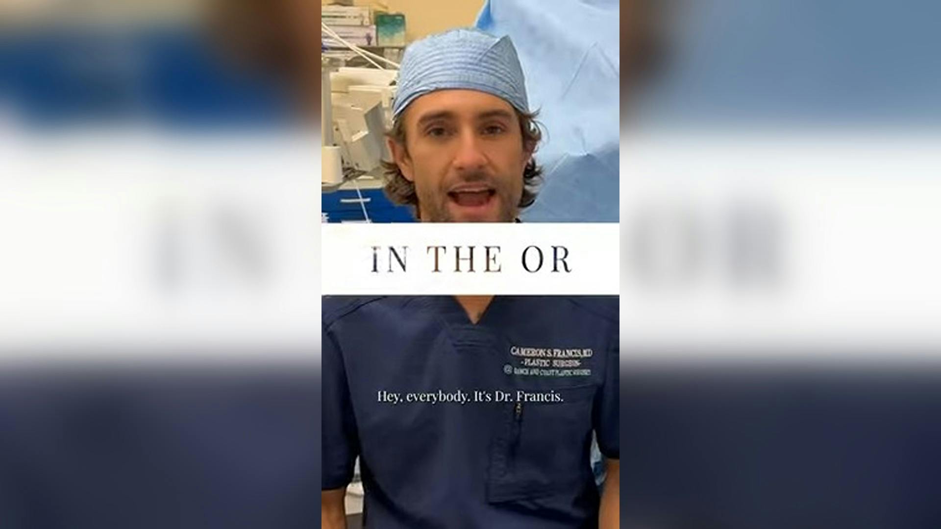 Dr. Francis speaking about breast lift surgery