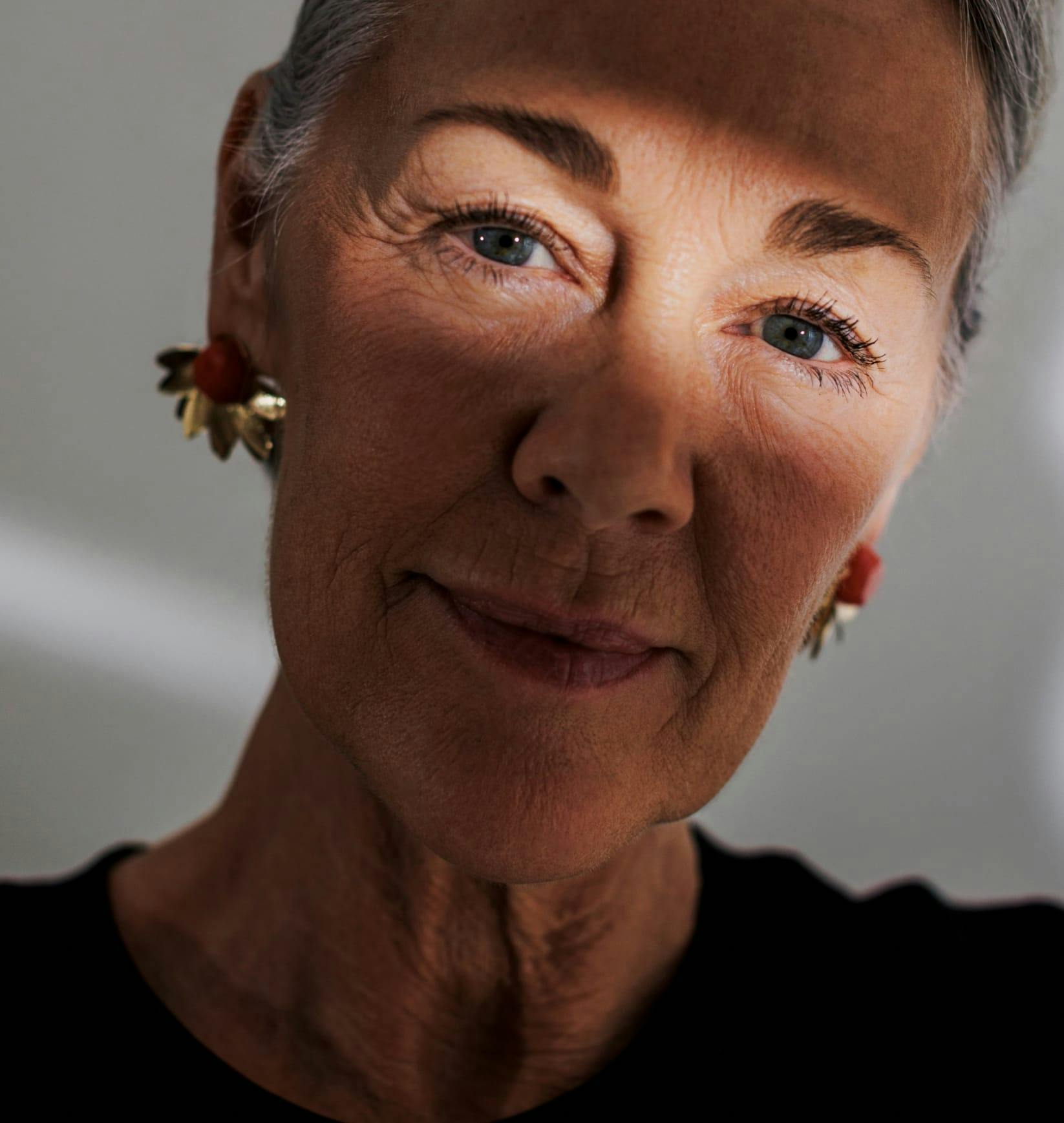 Dramatic image of woman