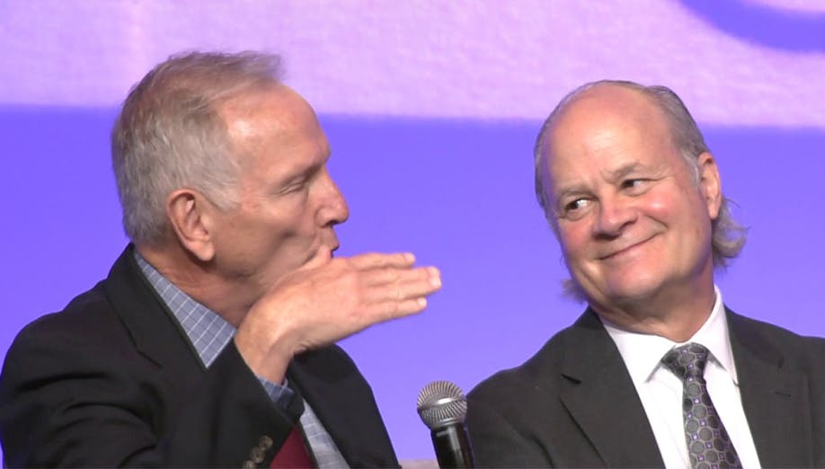 Dr. George Waring IV moderating a panel discussion