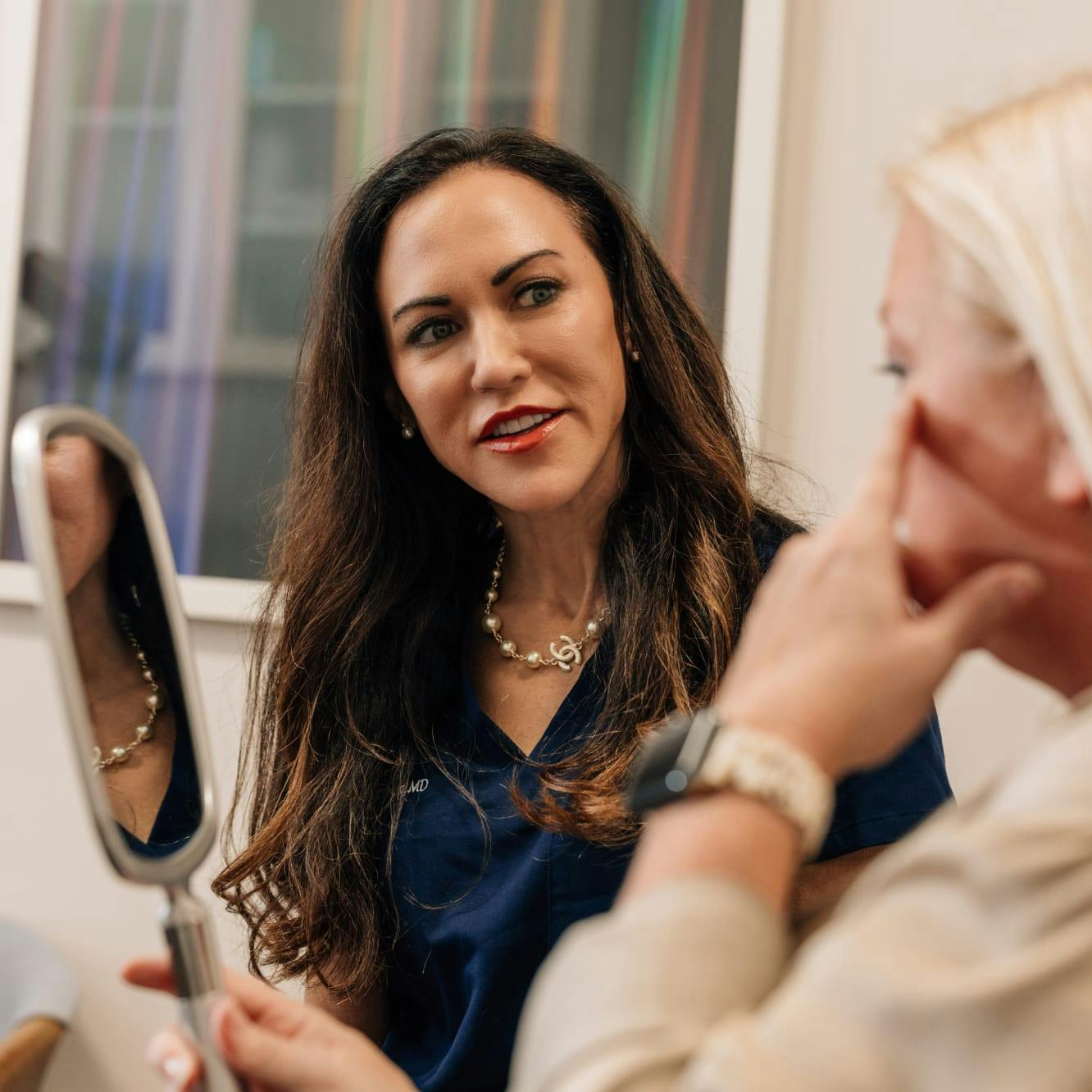 Doctor and patient during consultation