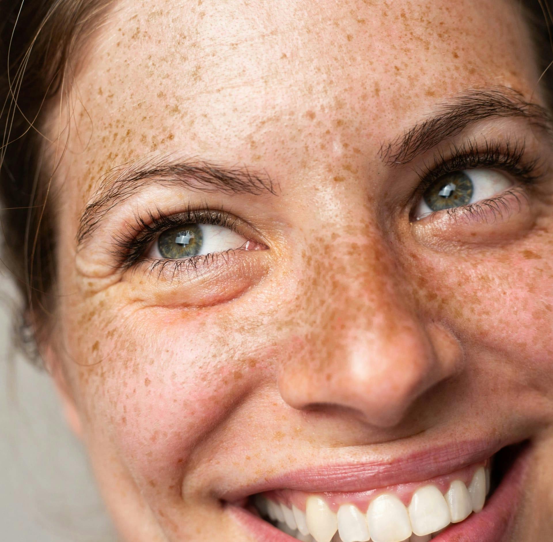 Woman smiling