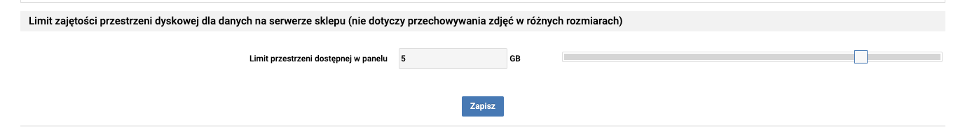 Limit zajętości