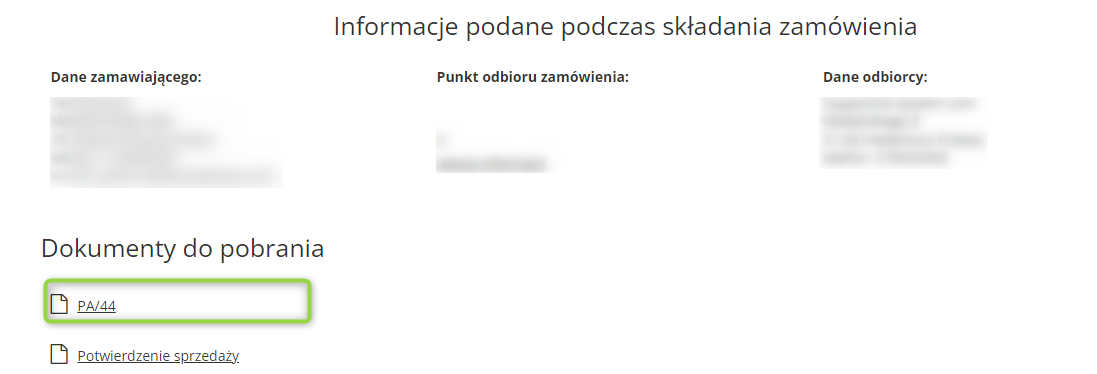 Konfiguracja e-paragonów dla Printer