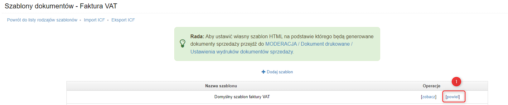 Dokumenty Sprzedaży