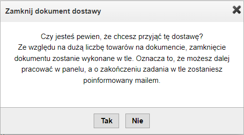 zamykanie dużych dokumentów