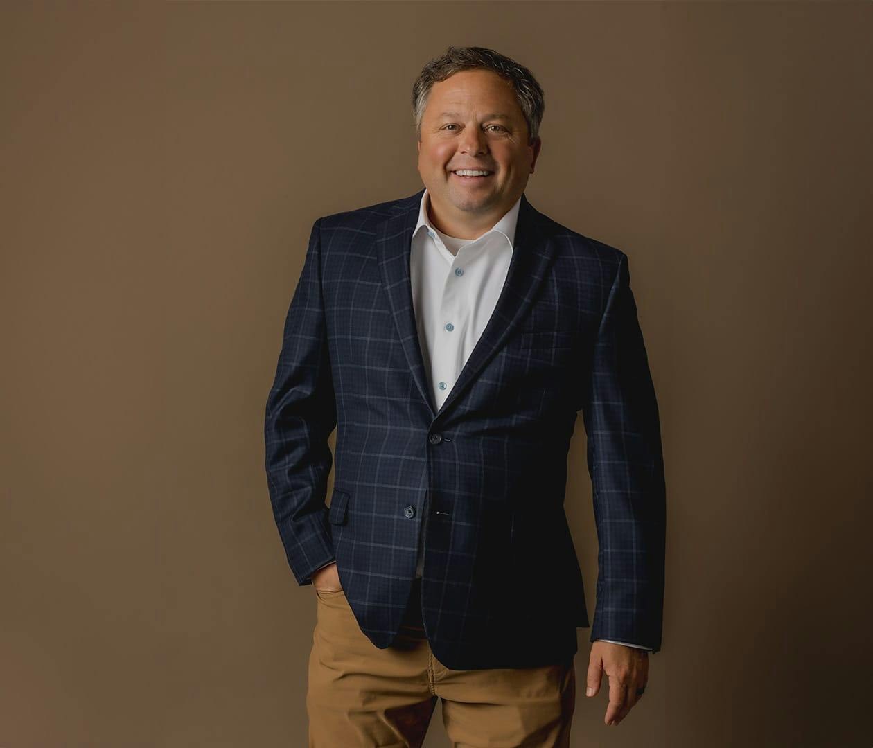 Zach Peagler smiling