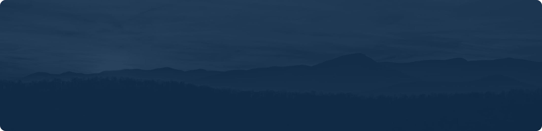 Mountains with a blue filter over them