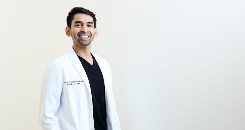Doctor smiling