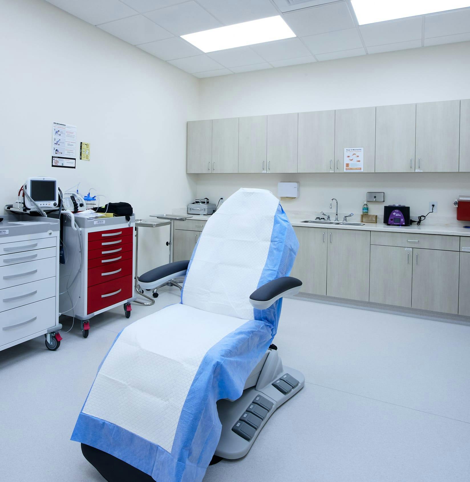 Treatment room chair