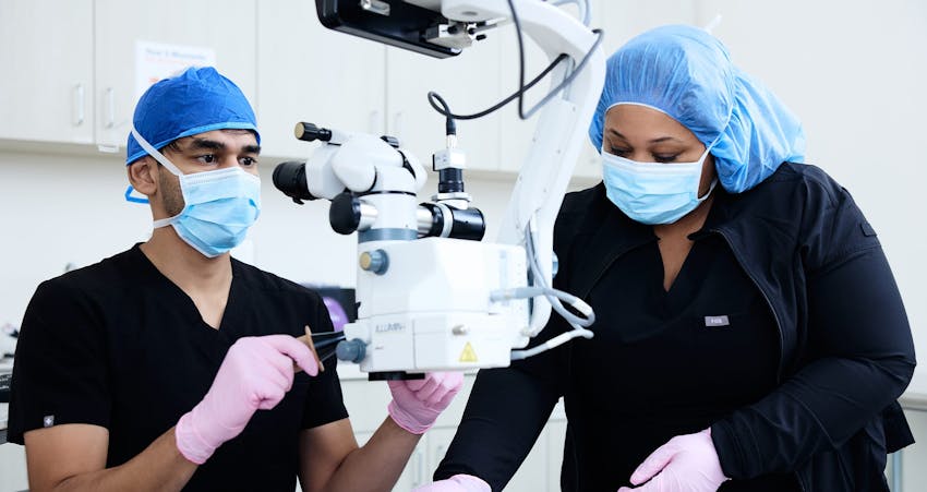 Doctors in surgery