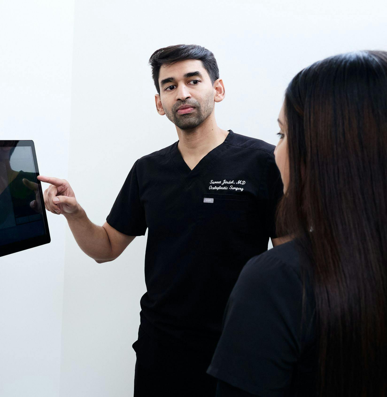 doctor with patient