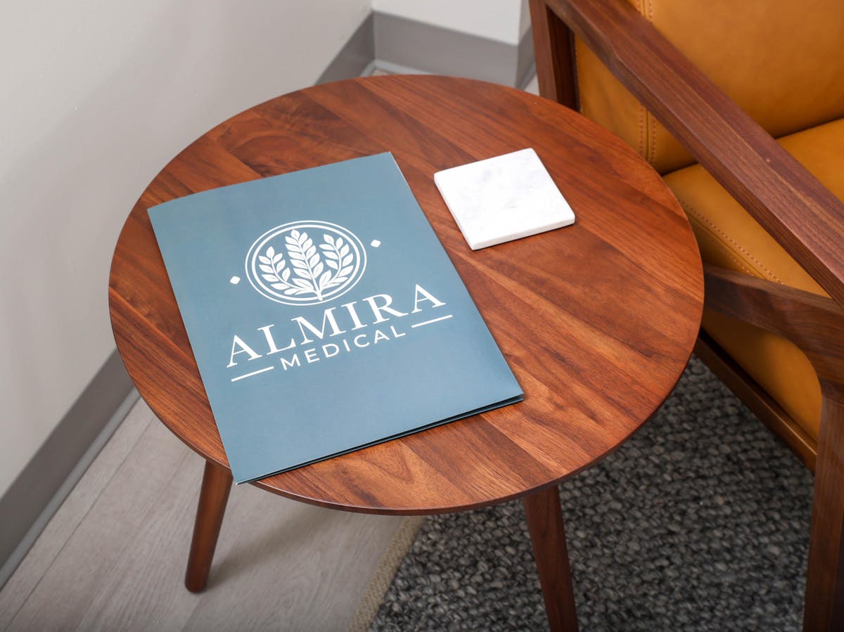 Almira Medical chart in private patient lounge