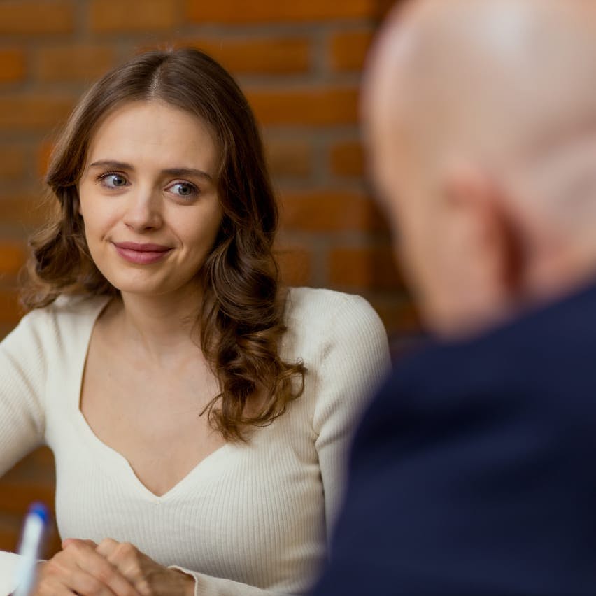 Attorney Christopher Vader helping a client.