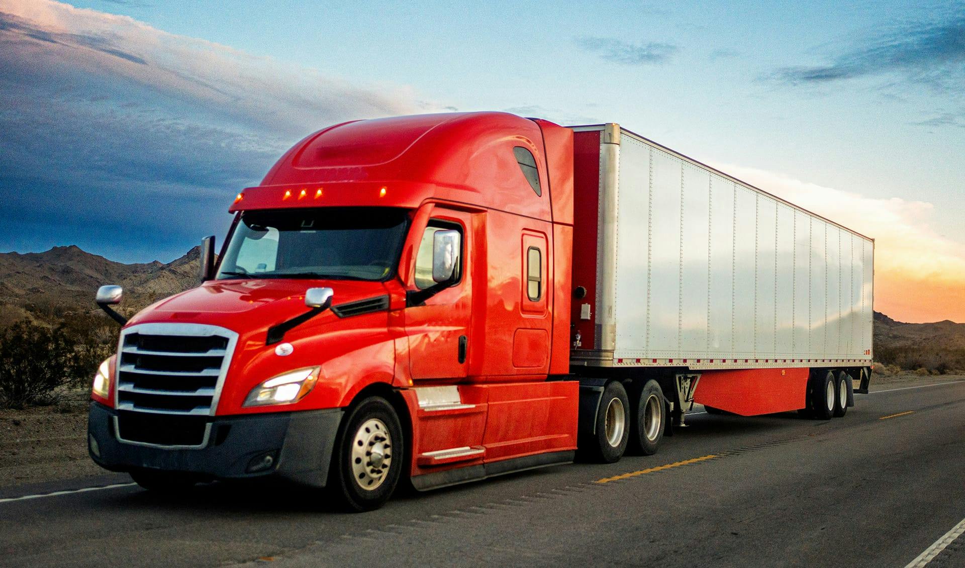 An 18-wheeler