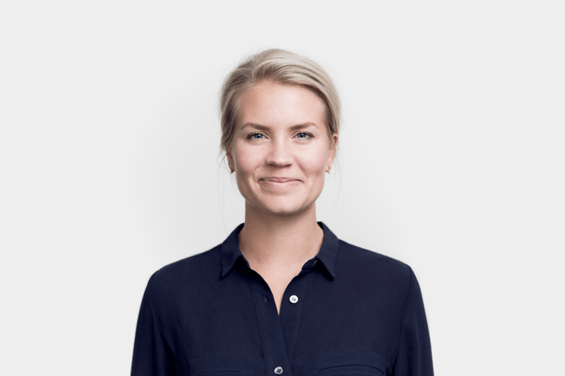 Martina Klingvall, smiling, CEO and founder of Telness