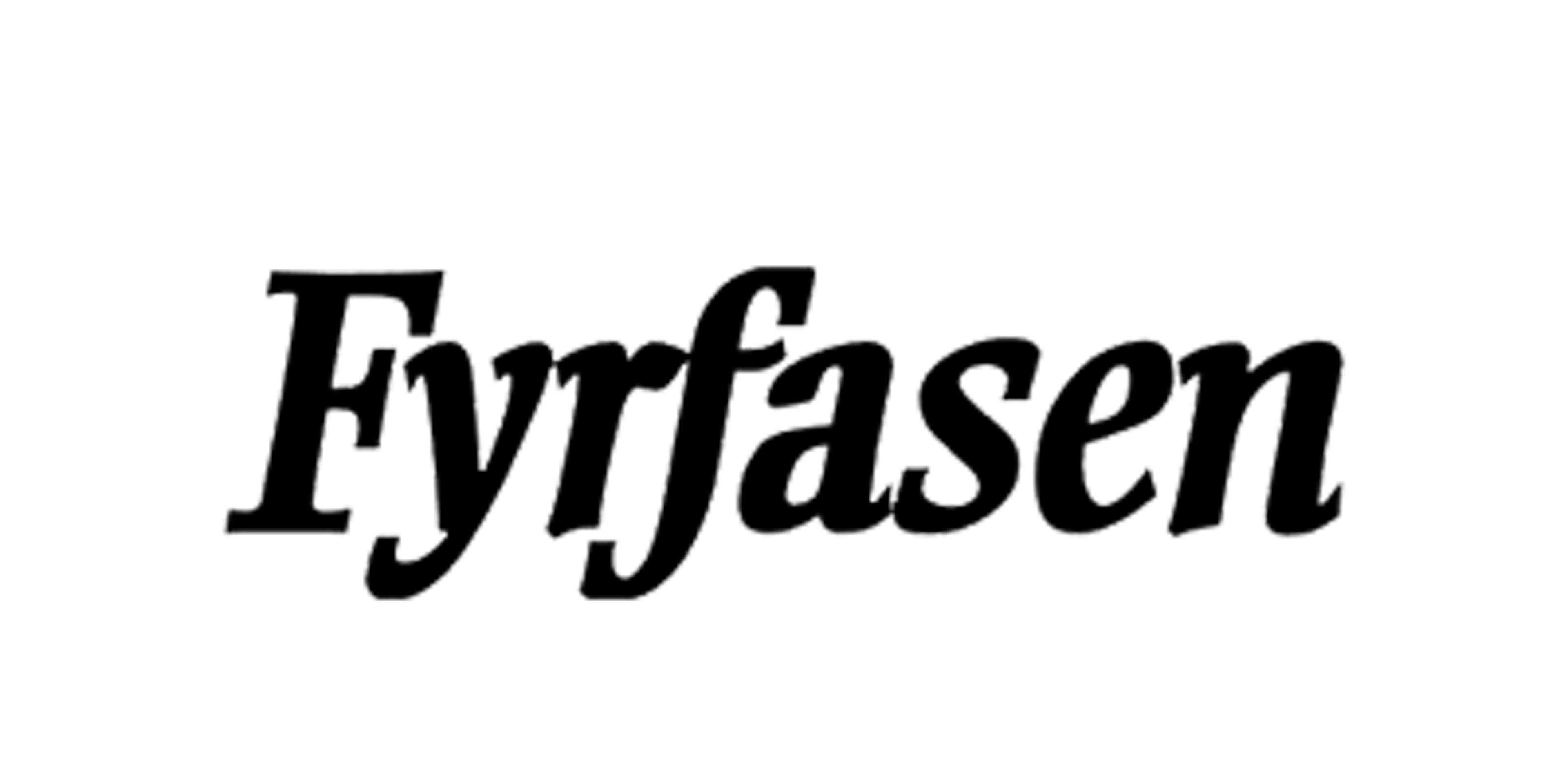 fyrfasen-logo-black Logo of the energy company Fyrfasen in with black font