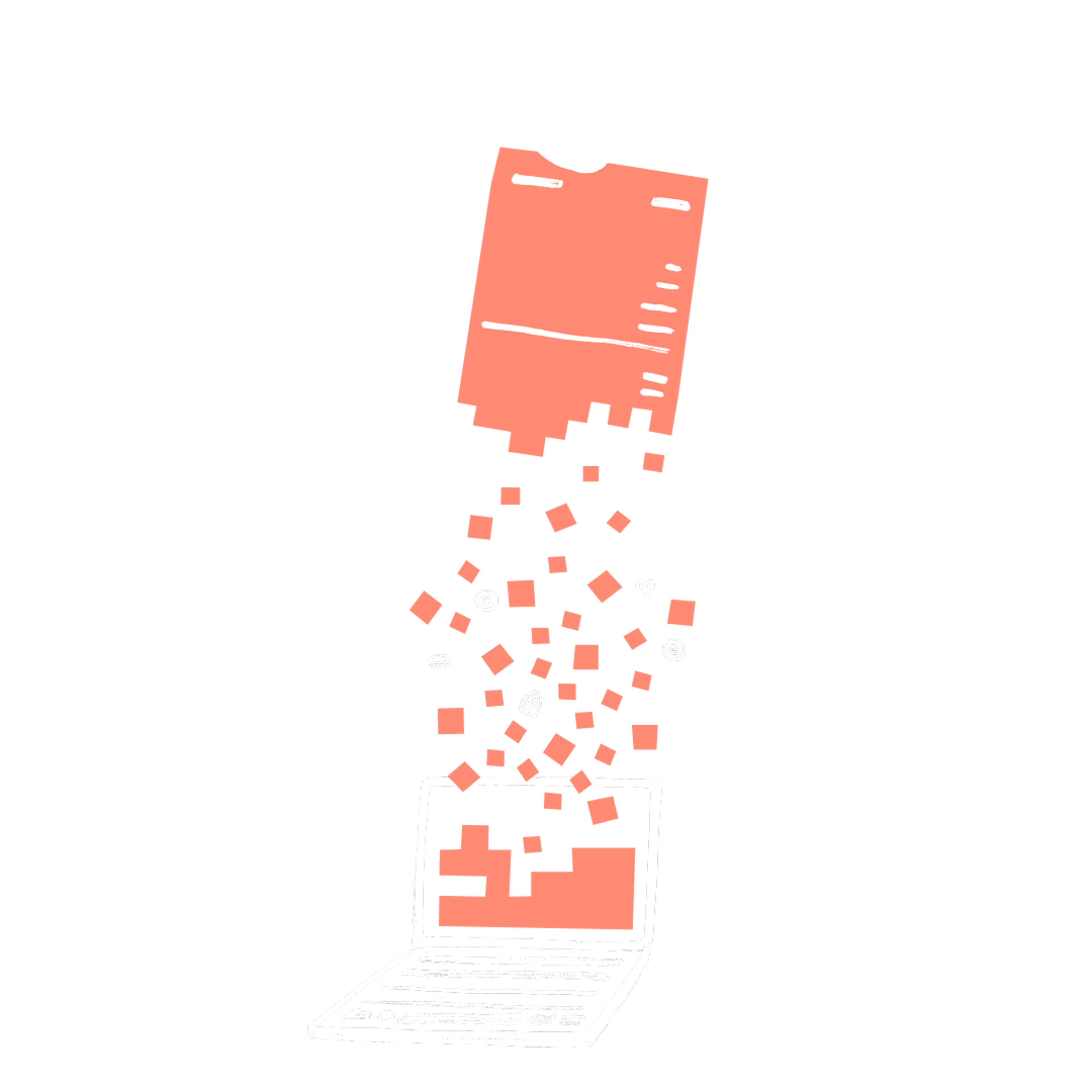 Image of an Invoice taken out of a laptop