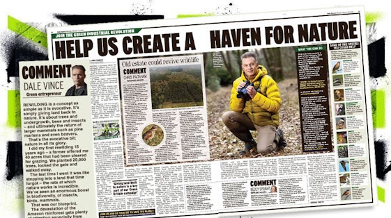 Green Britain: Help rewilding concept to give land back to nature Featured Image