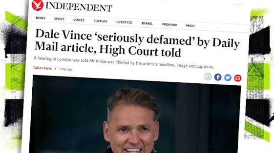 Dale Vince ‘seriously defamed’ by Daily Mail article, High Court told Featured Image