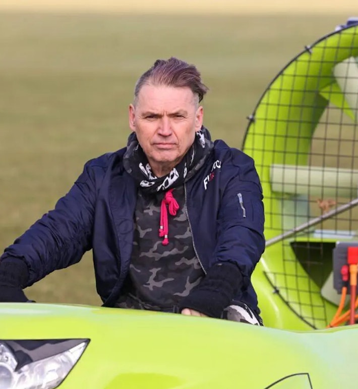 Dale Vince electric hovercraft