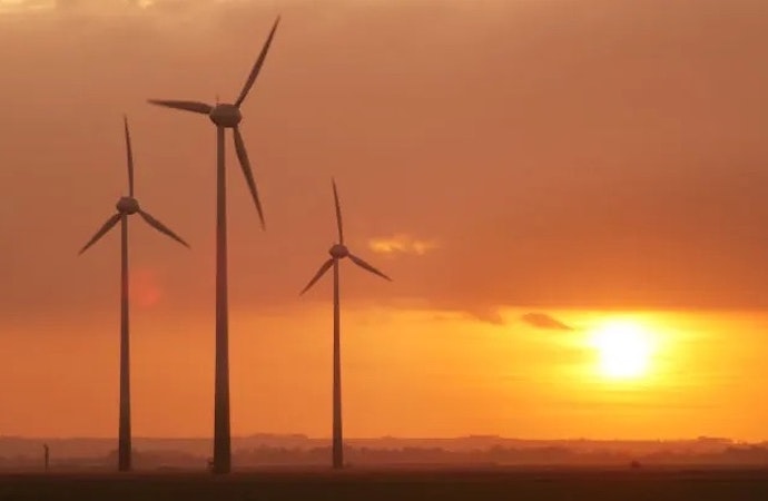 three windmills