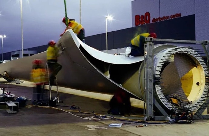 windmill blade at B&Q