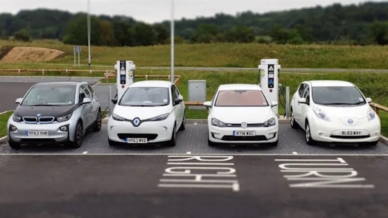 EVs charging