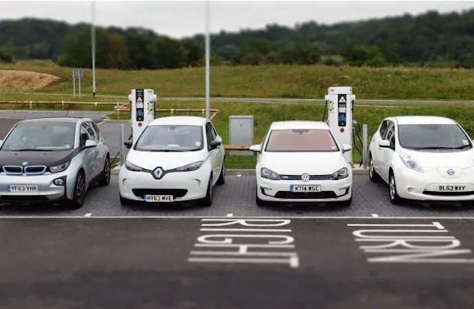 EVs charging