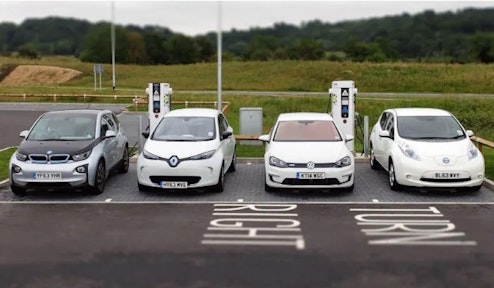 EVs charging
