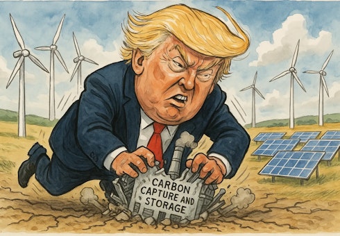 Trump crushes CCS plant