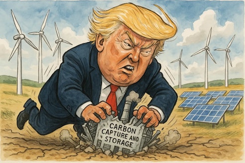 Trump crushes CCS plant