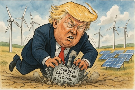 Trump crushes CCS plant