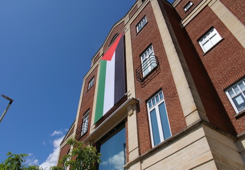Palestine solidarity flag