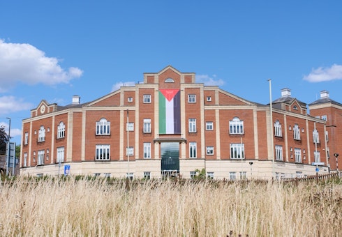 Palestine solidarity flag