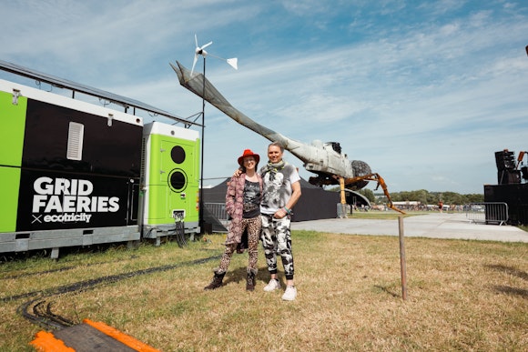 Dale Vince and Claire O' Neil