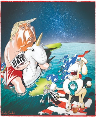 unicorn and poodle cartoon