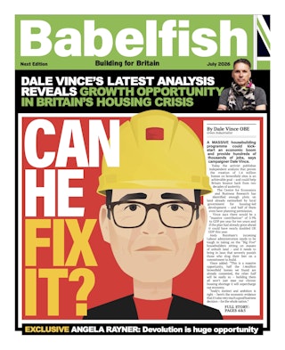 Babelfish - building for Britain cover