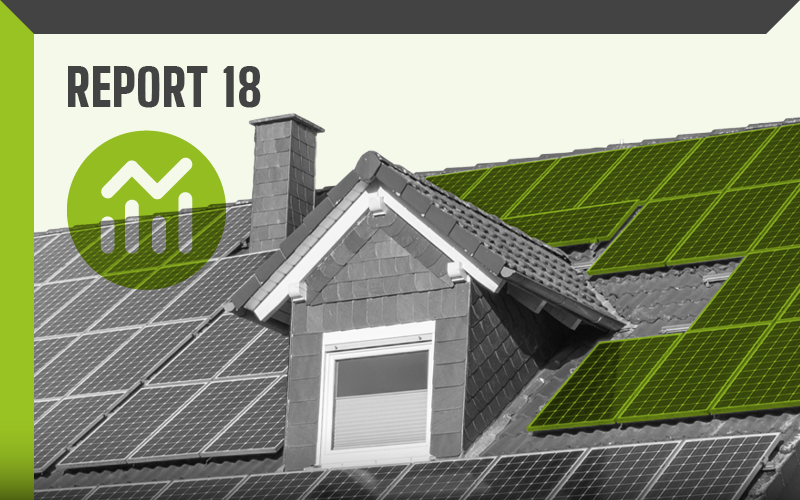 Solar panels on a roof