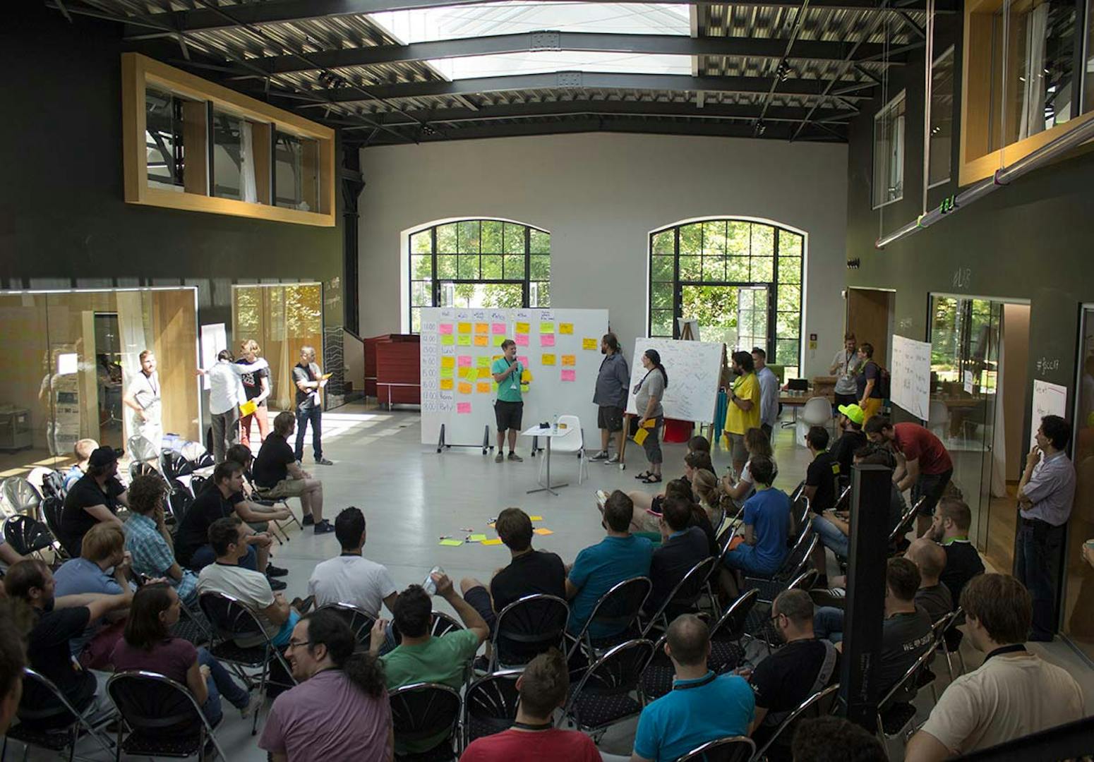 Peerigon developers at the JS Craft Camp