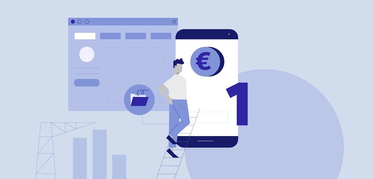 Illustration of app development costs