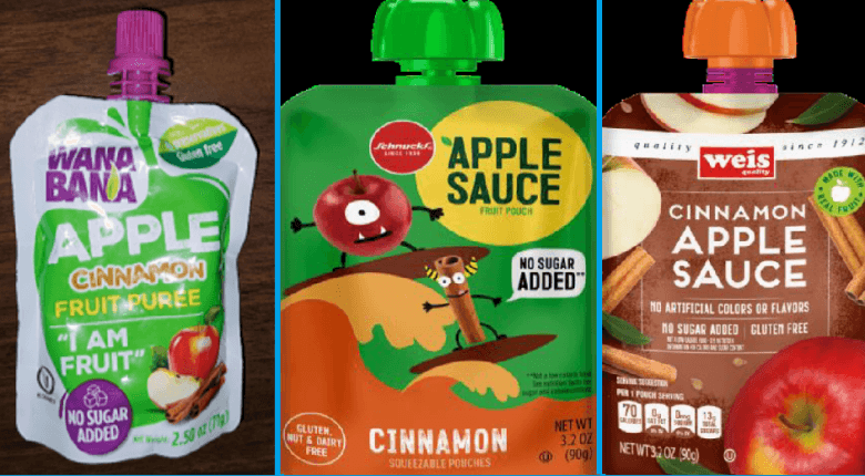 Apple sauce packs