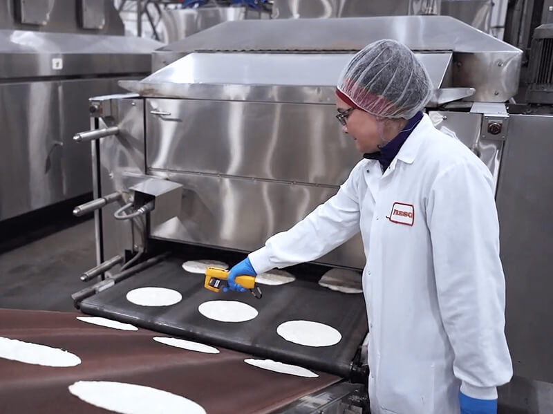 food temperature check in manufacturing facility
