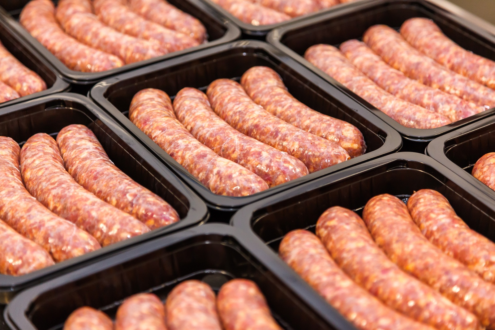 sausages meat packing