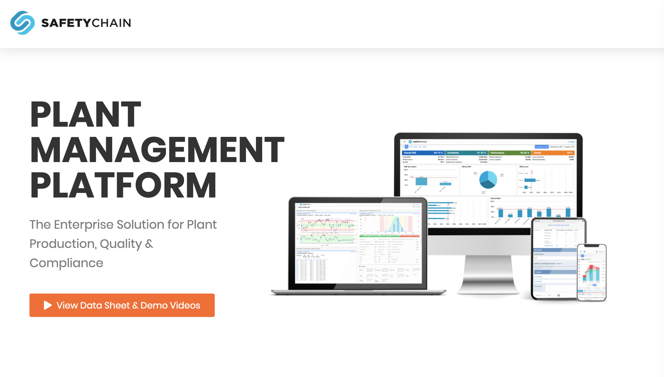 SafetyChain, Digital Plant Management Platform