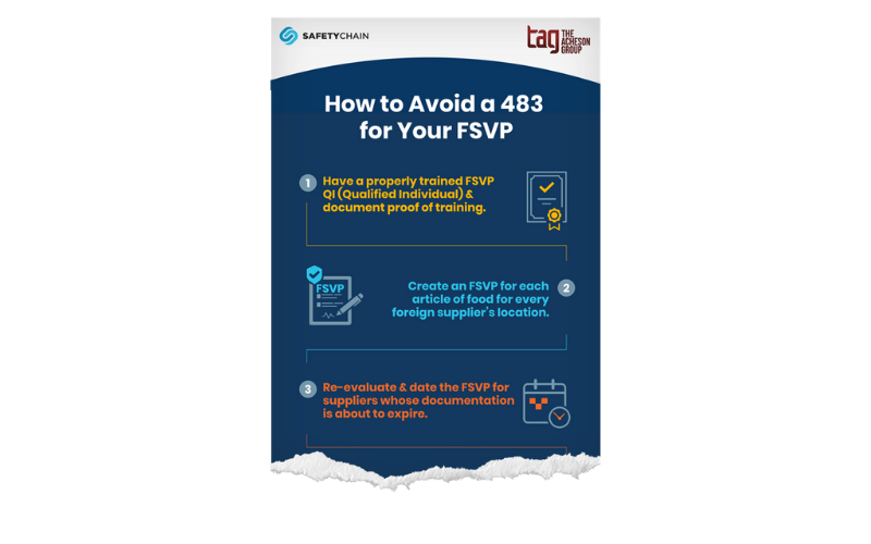 How to Avoid a 483 for Your FSVP