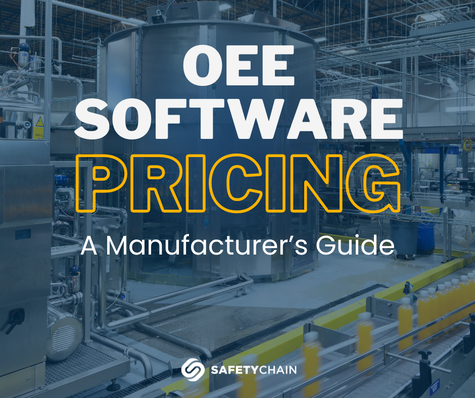 OEE software pricing a manufacturer's guide
